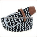 Hot Sale Men's Mix Fabric Woven Stretch Belts